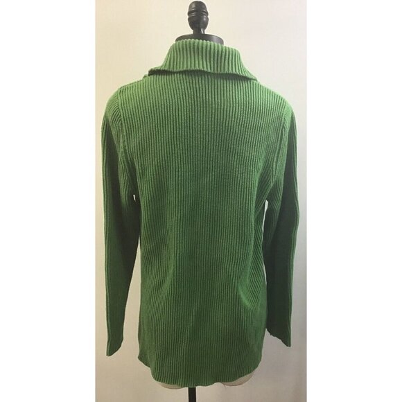 Womans Size L D & CO Green Sweater - Picture 2 of 2